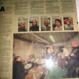 Old newspaper article of one of my bands