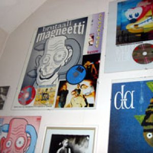Some old gig posters and CD's